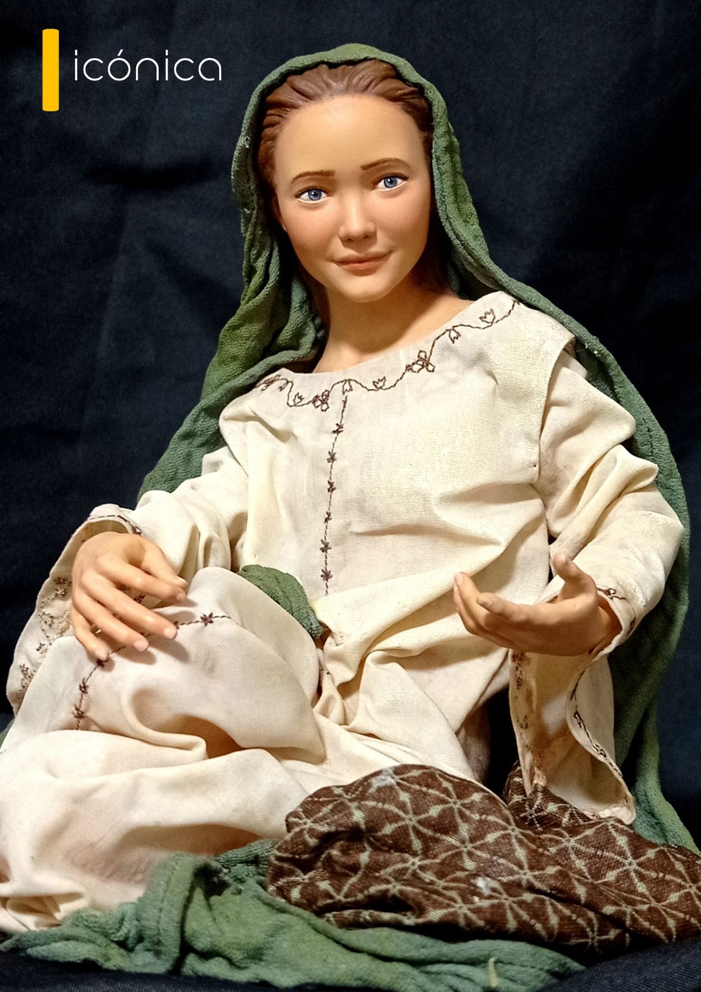 Virgen María (2021). 32 cm. San Fernando (Cádiz).